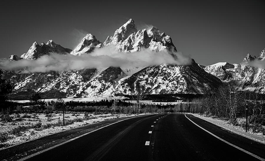 Black And White Photograph - Le Teton by Ted Hesser Black And White Photograph - Le Teton by Ted Hesser