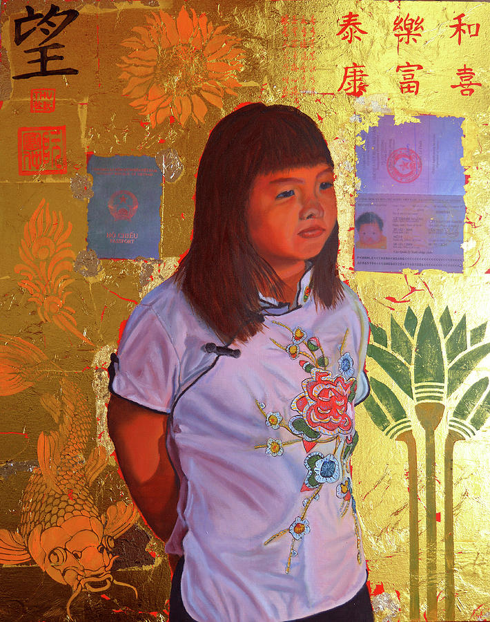 Le Thanh Hoang Painting by Thu Nguyen