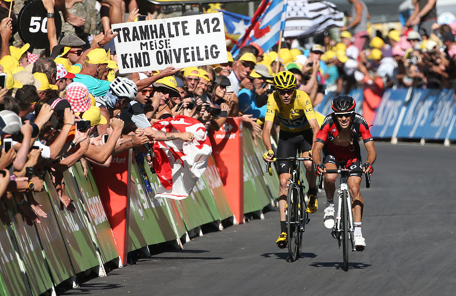 Le Tour de France 2016 - Stage Seventeen Photograph by Jean Catuffe