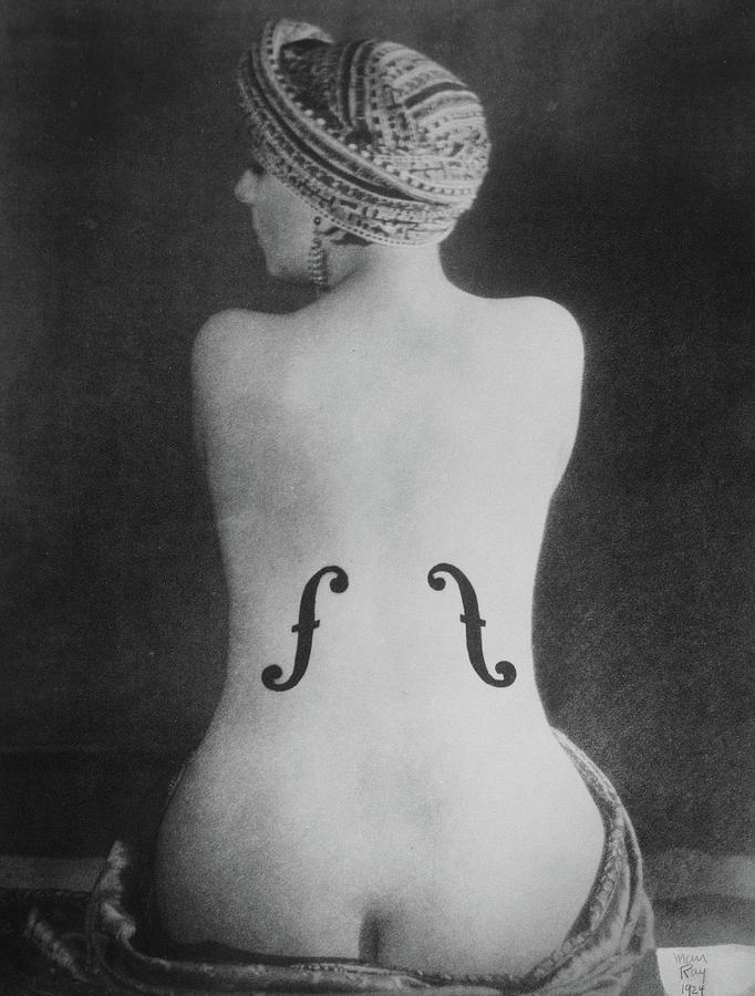 Surrealism Painting - Le Violon dIngres  by Man Ray