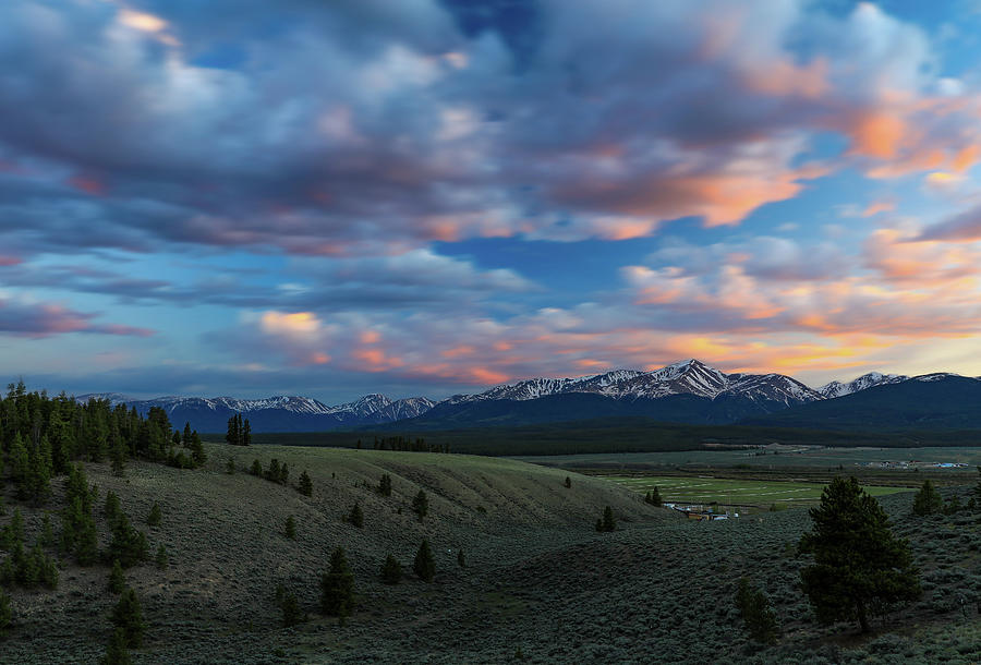 Leadville Colorado Sunset Moving Sky Photograph by Dan Sproul