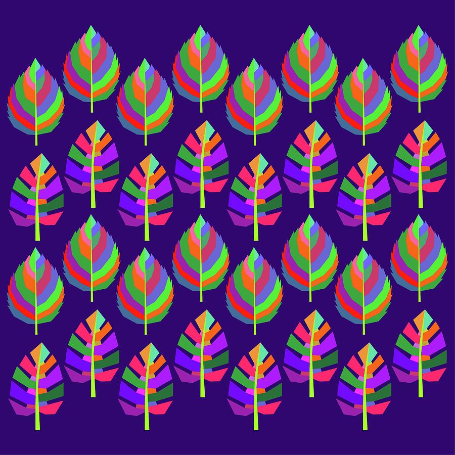 Leaf Pattern 2 Digital Art