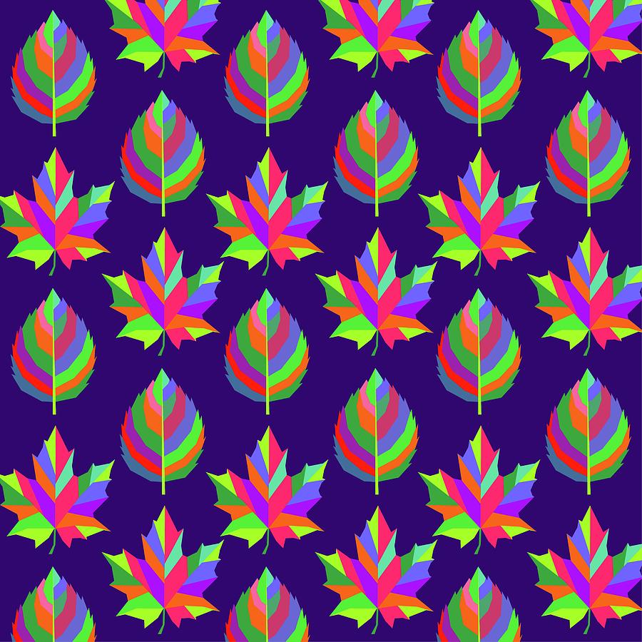 Leaf Pattern 5 Digital Art