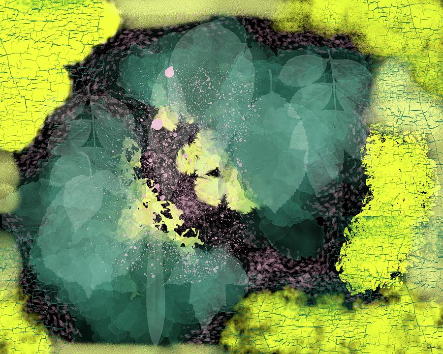Leaf Puddle Digital Art by Ruth Harrigan Leaf Puddle Digital Art by Ruth Harrigan