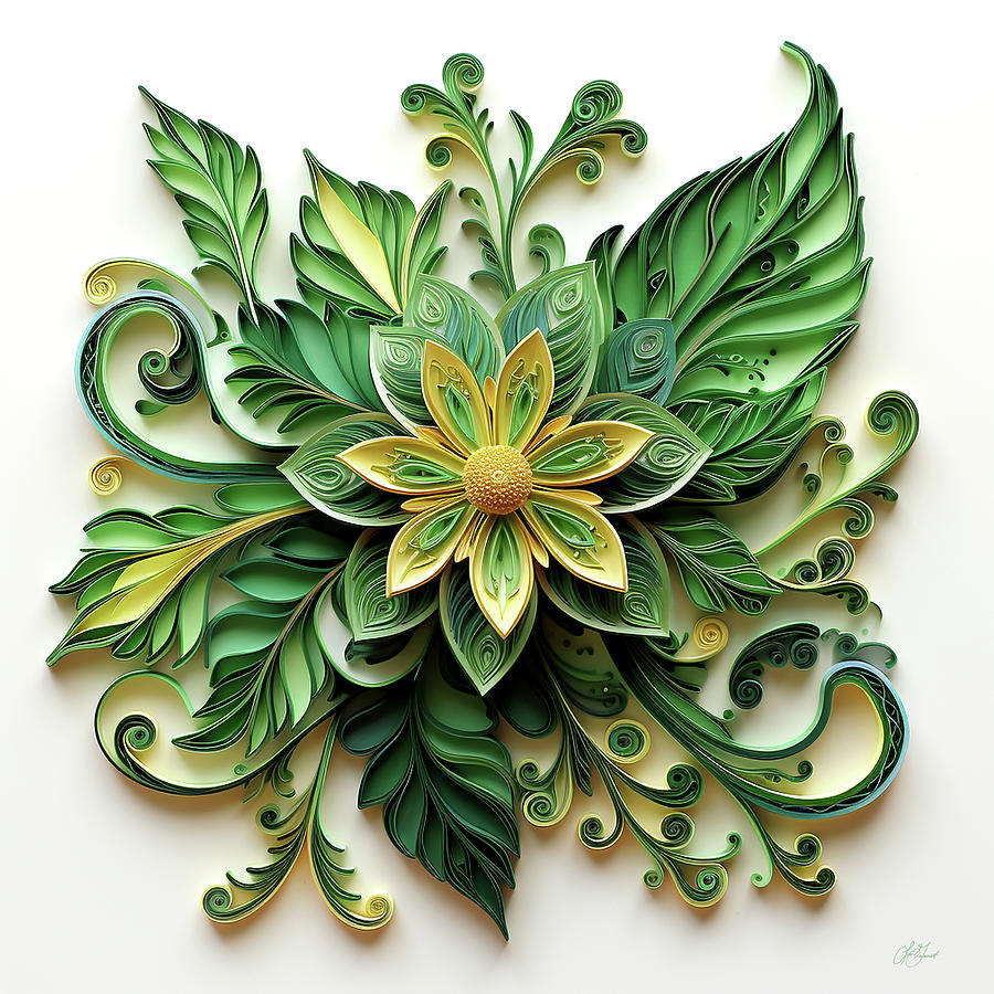 Leaf Quill 2 Digital Art by Lori Grimmett