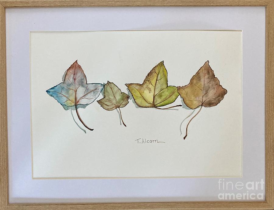 Leaf Study II - original sold Painting by Therese Alcorn