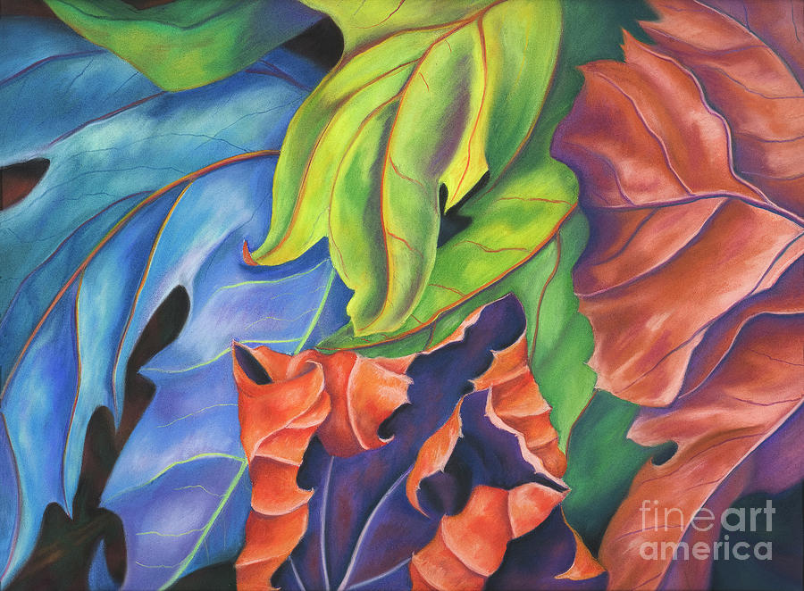 Leafscape Pastel by Lucy Arnold