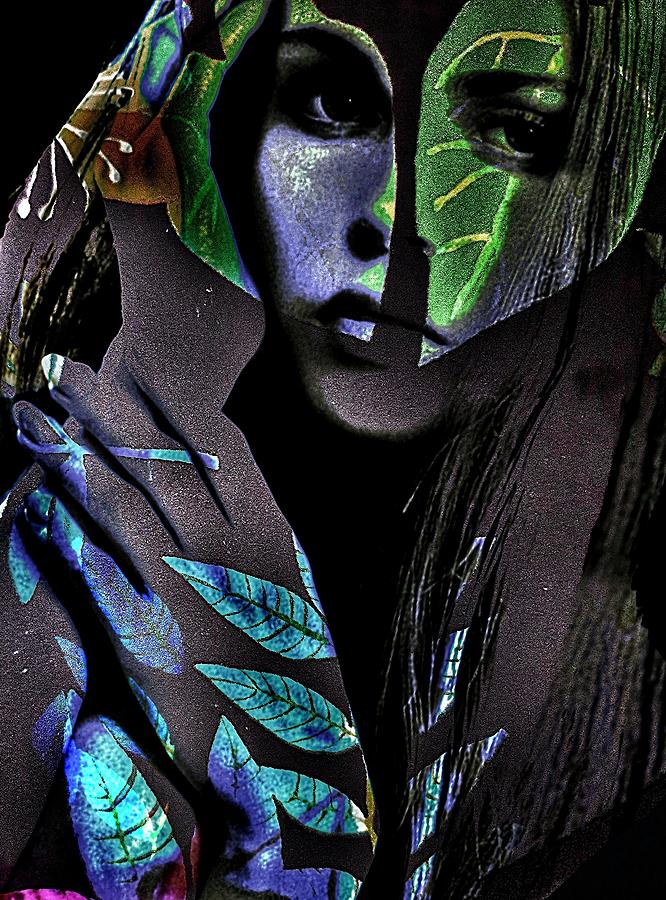 Surrealism Digital Art - Leafwoman by Gunilla Munro Gyllenspetz Surrealism Digital Art - Leafwoman by Gunilla Munro Gyllenspetz