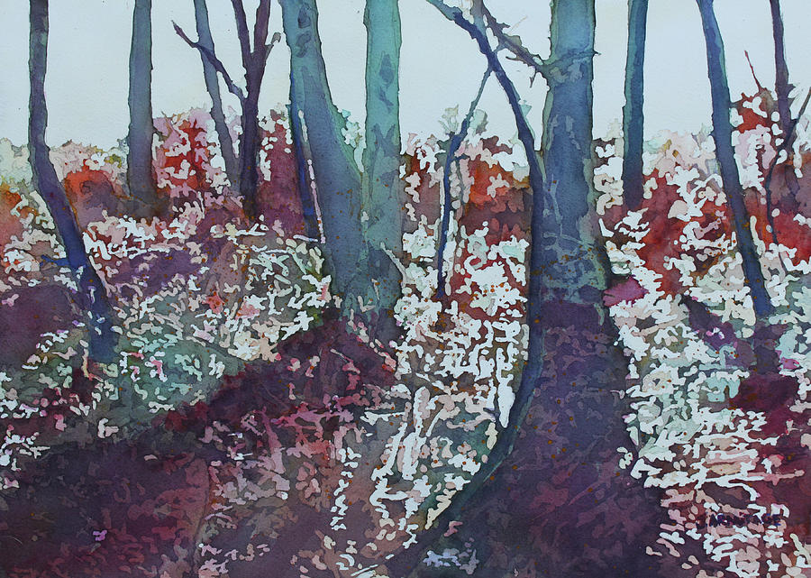 Leafy Fall Shadows Painting by Jenny Armitage