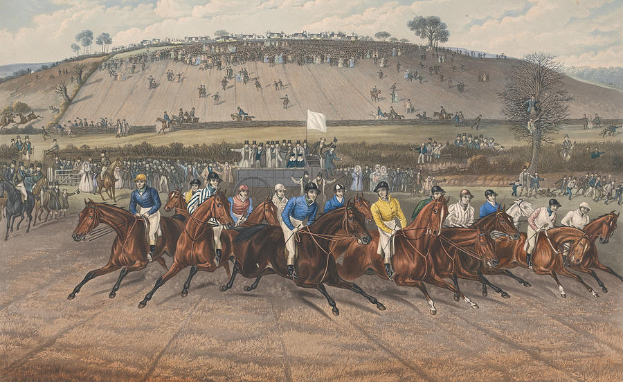 Leamington Grand Steeple Chase - Captain Beecher on Vivian Relief by Charles Hunt