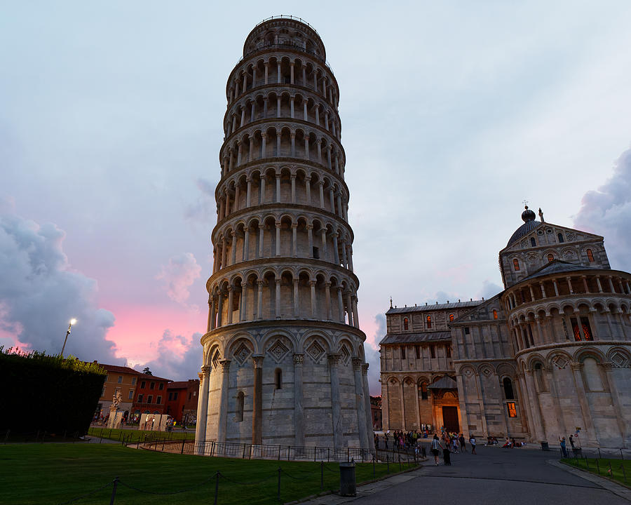 Leaning Tower at Dusk Photograph by Richard Boot - Fine Art America