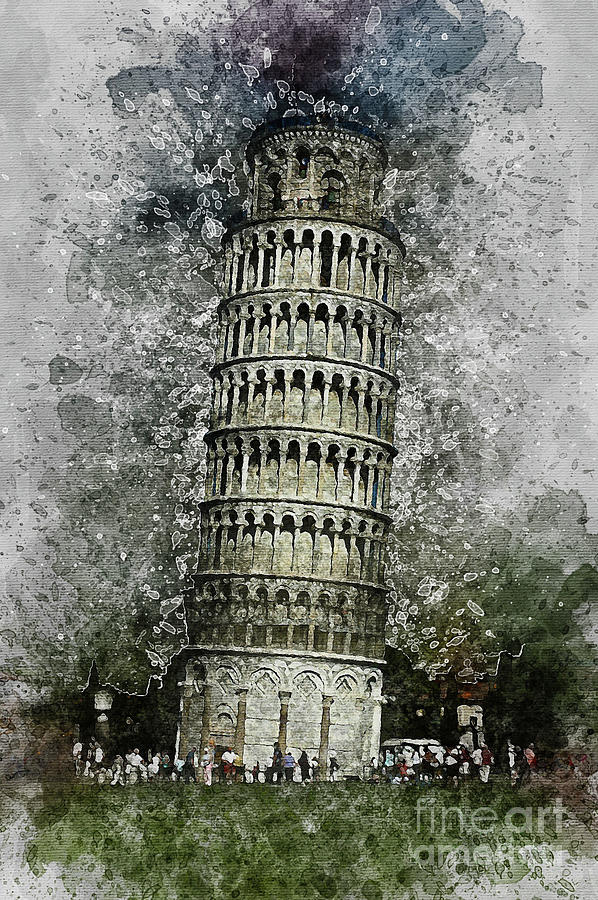 Leaning Tower Of Pisa Italy Digital Art by Trindira A