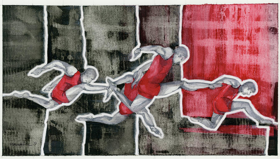 Leap Dance Painting by Paul HAIGH