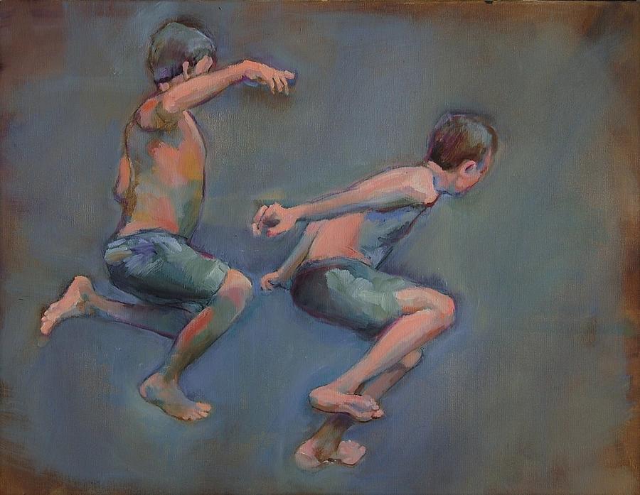 Leap Painting by Jean Cormier