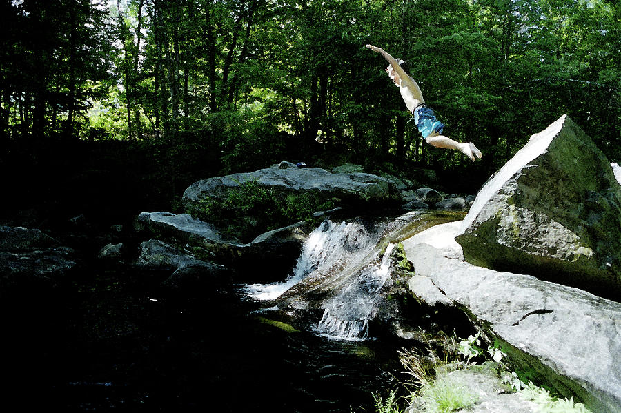 Leap of Faith Photograph by Wayne King