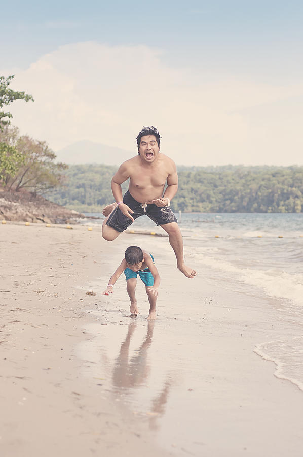 Leapfrog gone bad Photograph by Gilbert Rondilla Photography