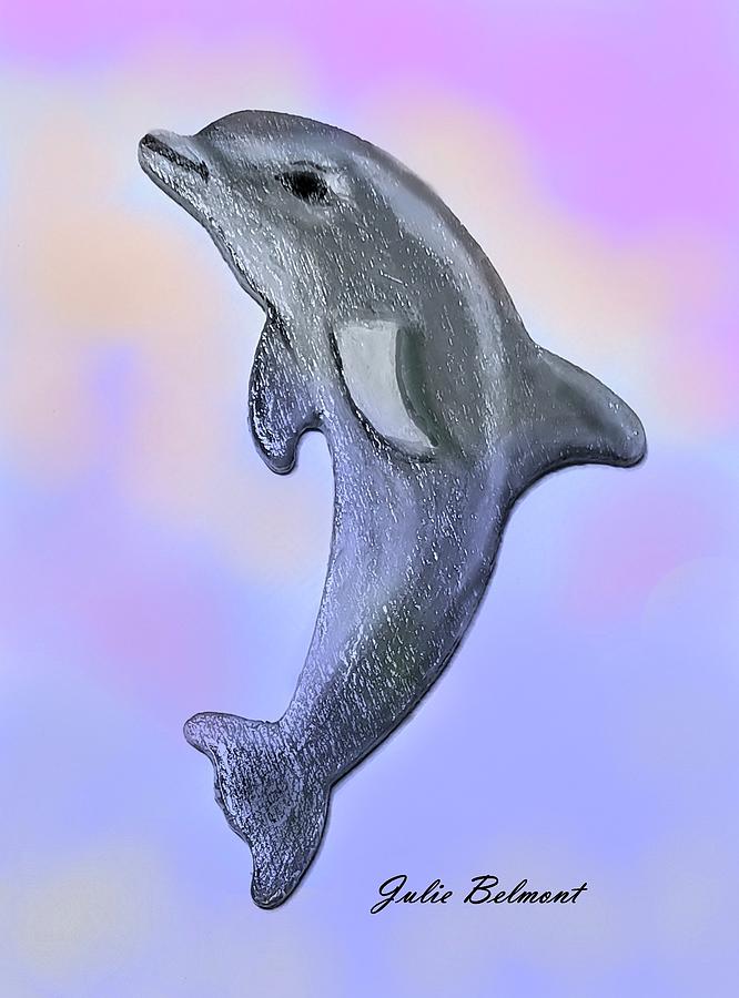 Leaping Dolphin Digital Art by Julie Belmont