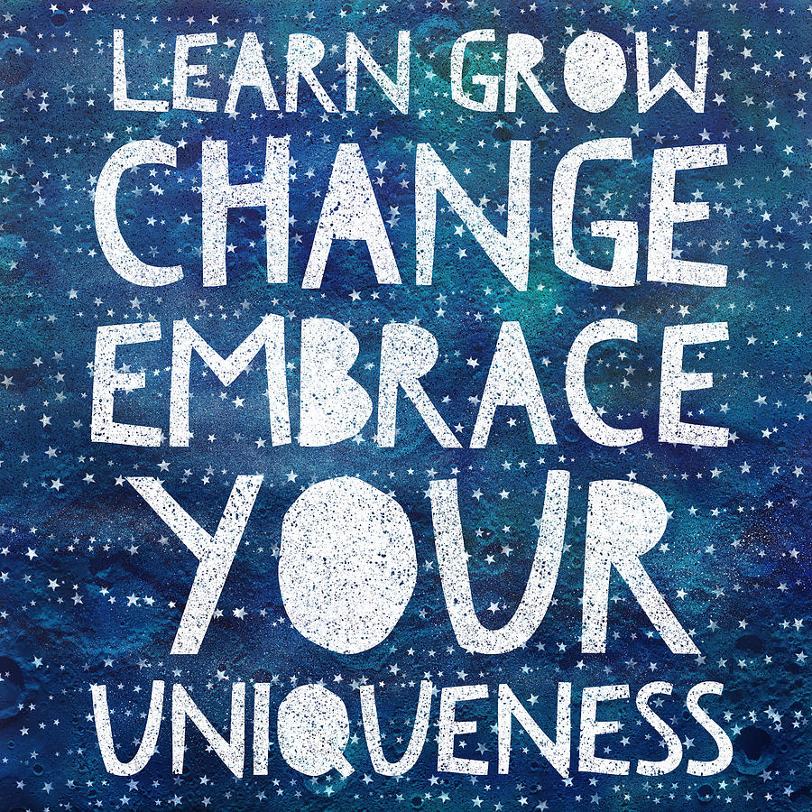 Learn Grow Change Digital Art
