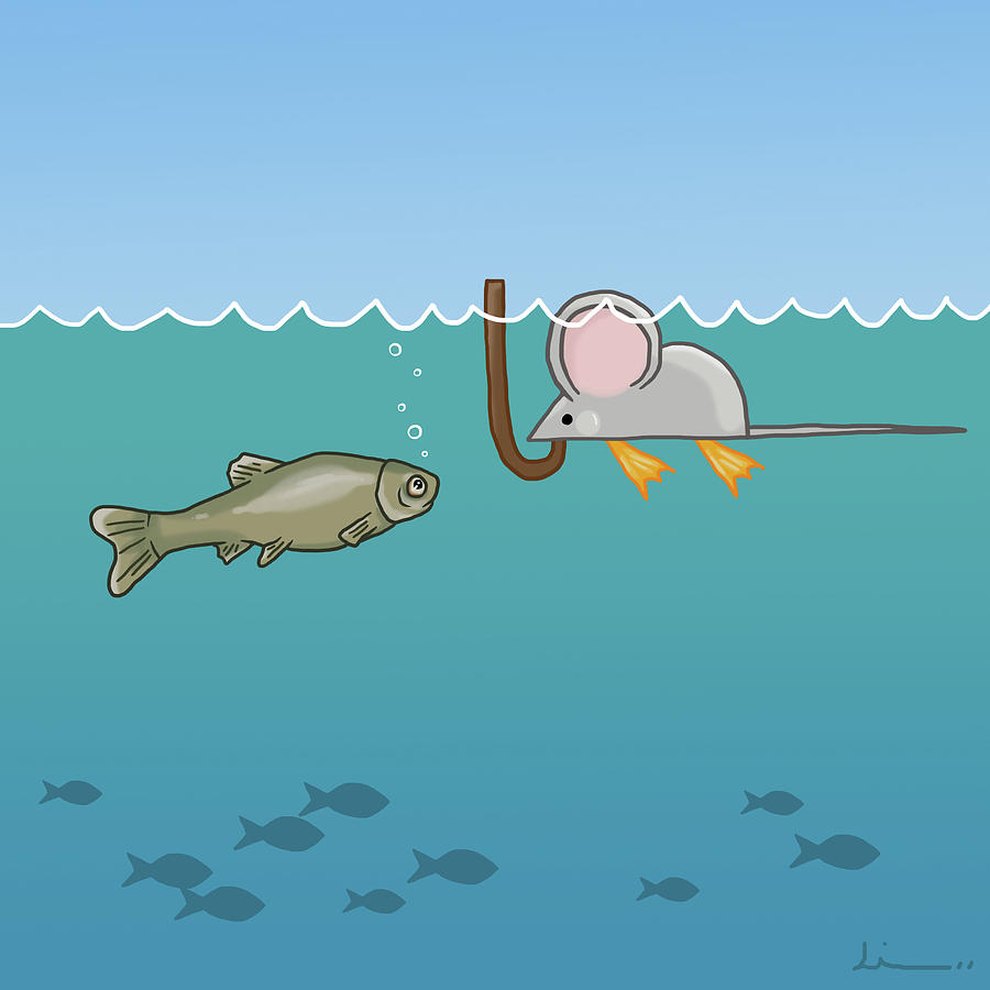 Learning New Tricks Digital Art by Spock The Mouse Fine Art America