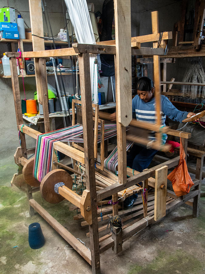 Learning the Complexities of the Loom Photograph by L Bosco