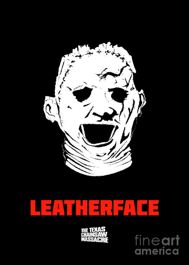 Mask Digital Art - Leatherface Mask by Bo Kev