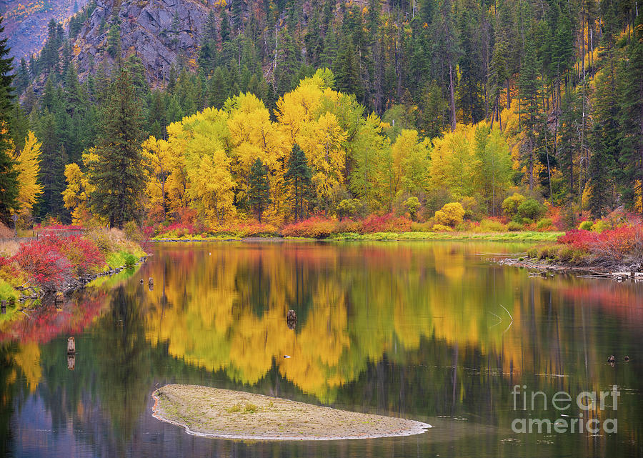 Leavenworth Jolanda Lake Fall Colors Photograph