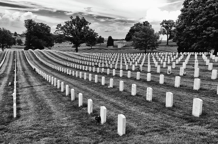 Leavenworth National Cemetery Photograph by Jim Mathis