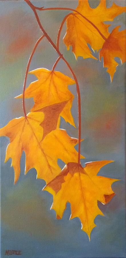 Leaves of Gold Painting by Marlene Little