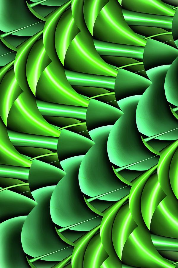 Leaves of Green - Abstract Photograph by James DeFazio