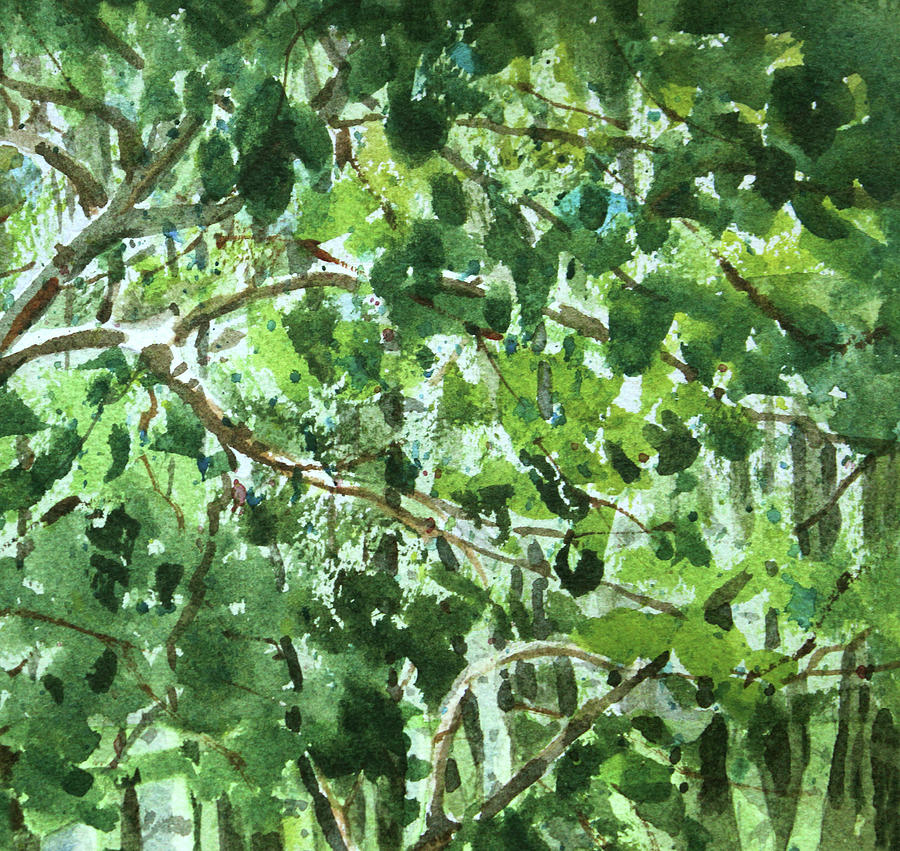 Leaves of Green Painting by Kris Parins