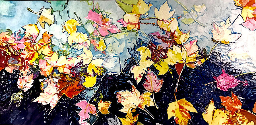 Leaves Painting by Grant Nixon