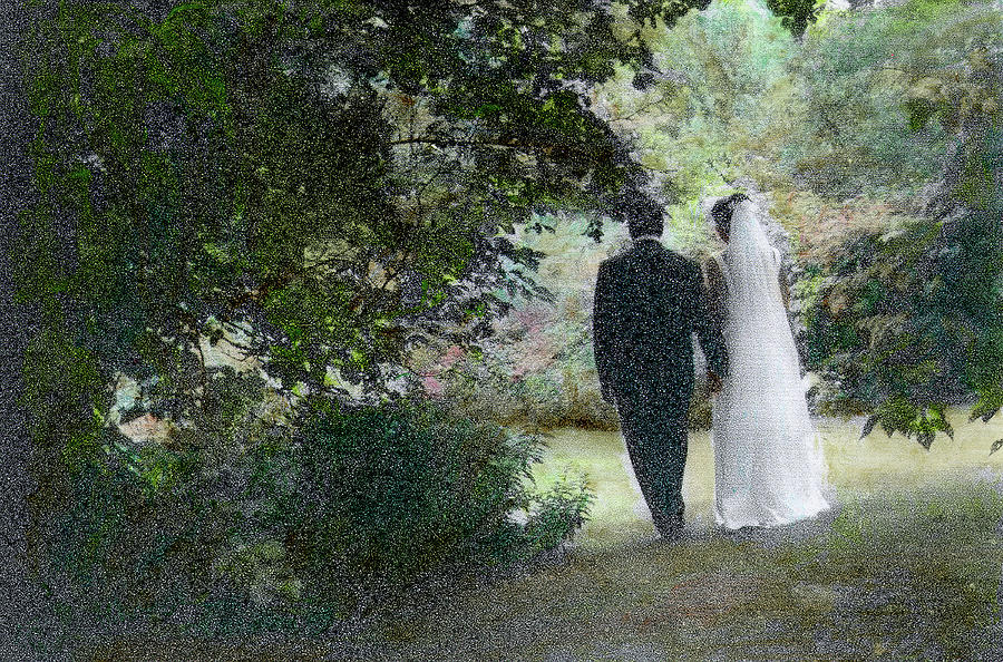 Leaving the Wedding Photograph by Wayne King