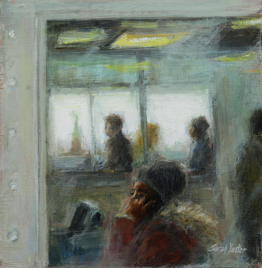 Leaving Whitehall - Afternoon Ferry 2 Painting