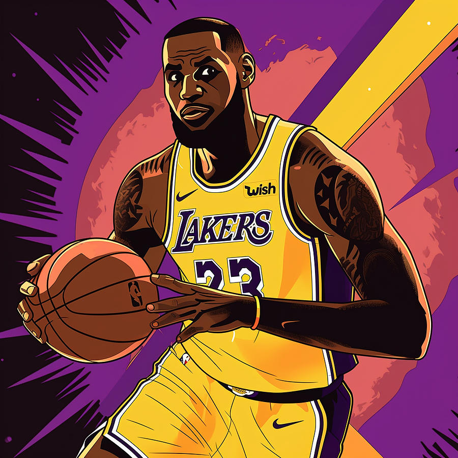 Lebron James Digital Art by Art Collector - Fine Art America