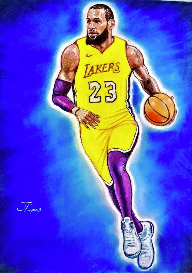 Lebron James Pastel by Dimitris Papadakis - Fine Art America