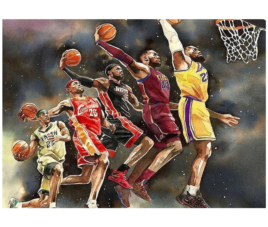 Lebron James Evolution summer Tapestry - Textile by Butler Matthews ...