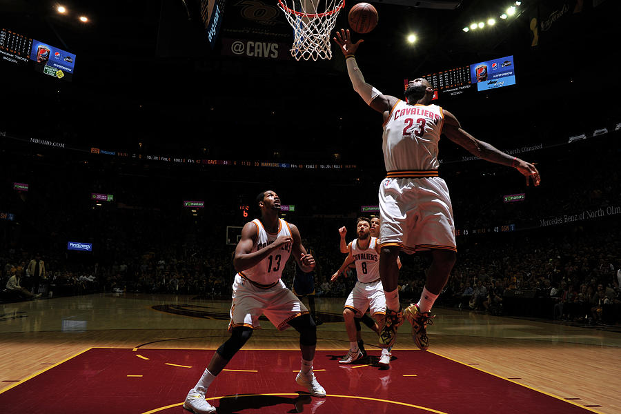 Lebron James Photograph by Garrett Ellwood Lebron James Photograph by Garrett Ellwood