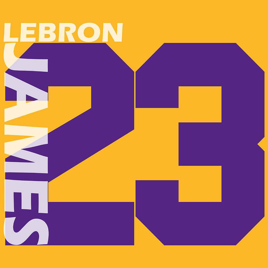 font lakers numbers