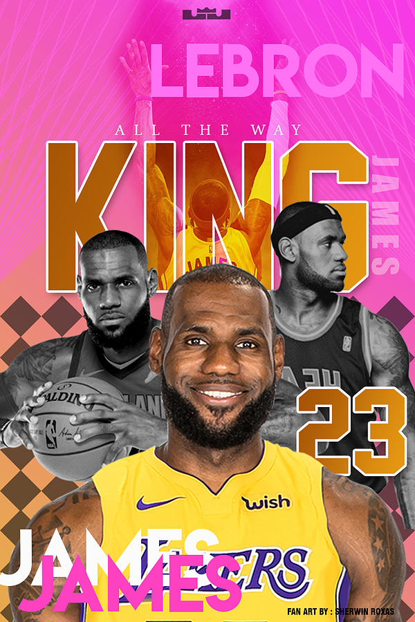 Lebron James Digital Art by Sherwin Roxas - Fine Art America