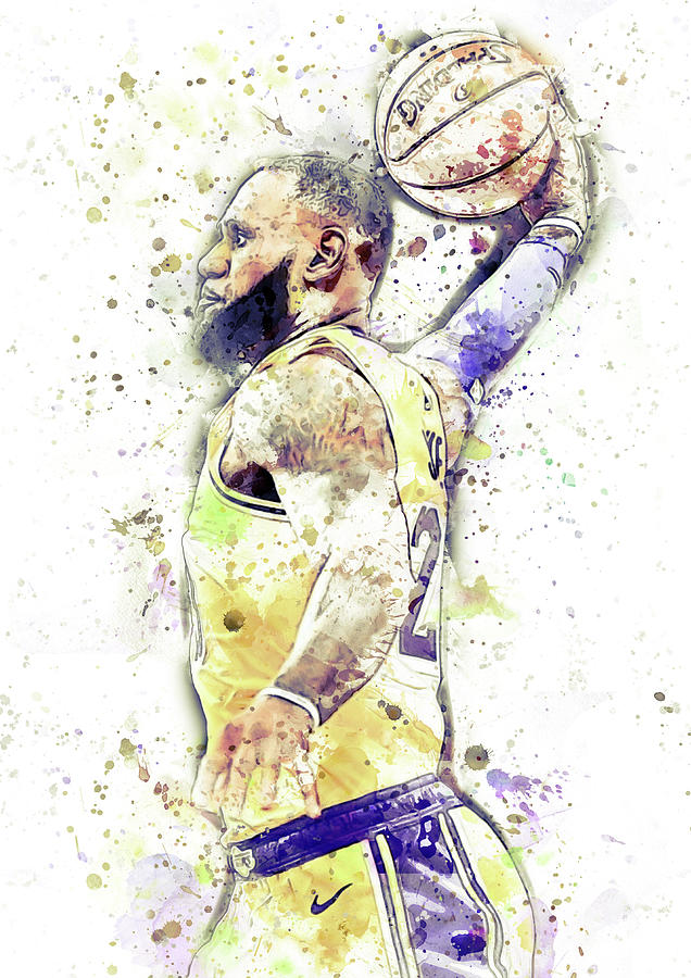 Lebron James Digital Art by Smh Yrdbk | Fine Art America