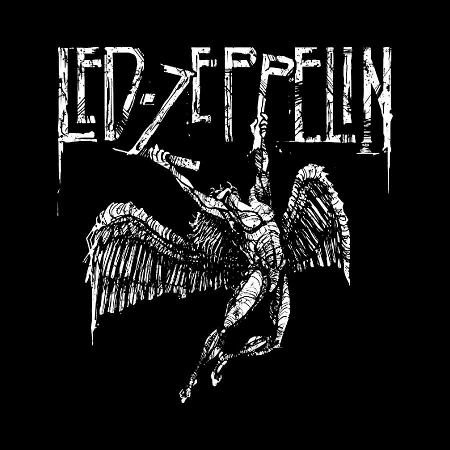 Led Zeppelin Angel Digital Art by Mary G Baird - Fine Art America