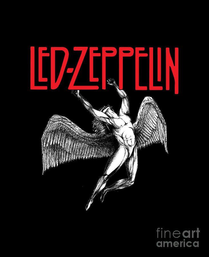 Led-zeppelin Digital Art By Louis Ruiz 