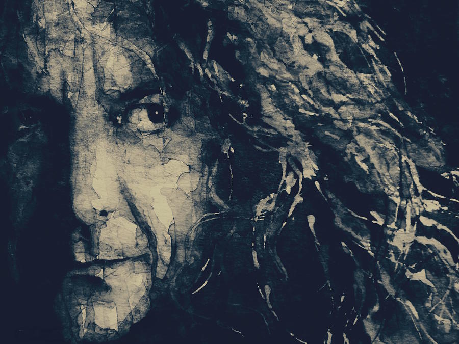 Led Zeppelin Robert Plant Painting by Paul Lovering