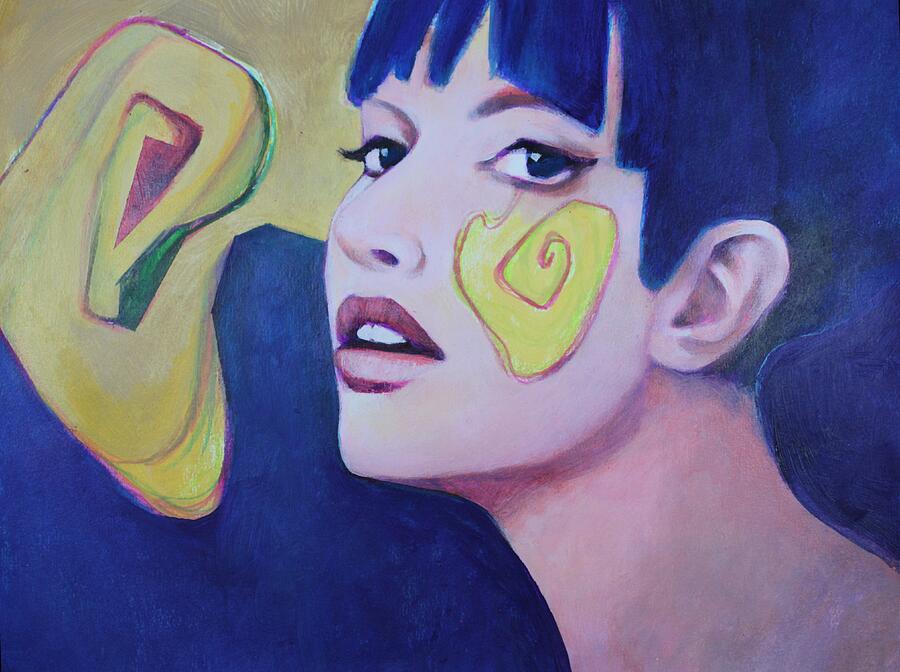 Leda And The Swan 4 2016 101 11x14 Painting by Stephen Haldaman Fine