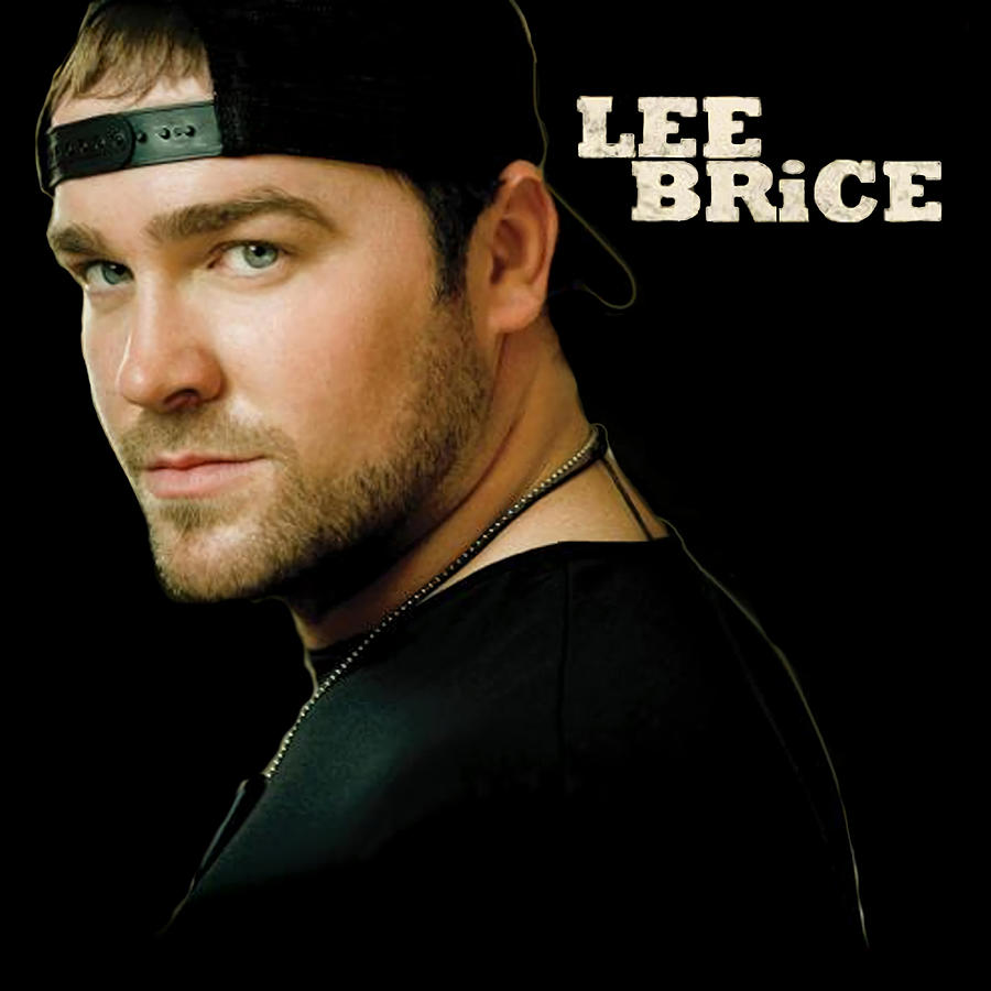 Lee Brice Music Tour Poster travel Painting by White Ian Pixels