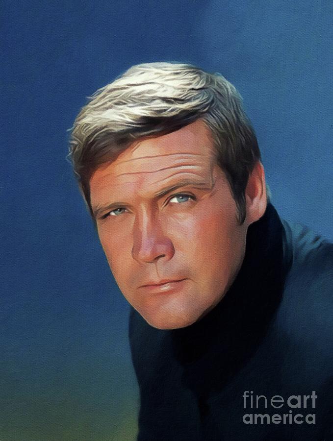 Lee Majors, Actor Painting by Esoterica Art Agency