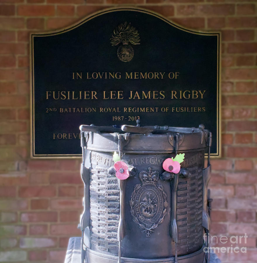 Lee Rigby memorial Photograph by Pics By Tony