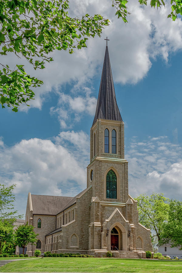 Lee University Chapel, Spring Version Photograph by Marcy Wielfaert