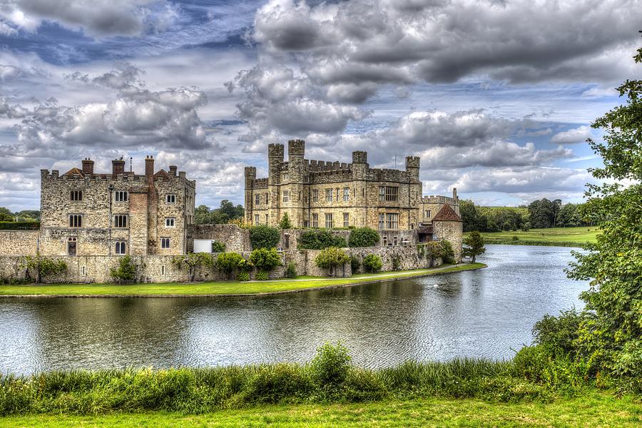Leeds Castle And Moat Photograph
