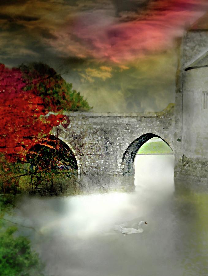 Nature Photograph - Leeds Castle Canal by Diana Angstadt